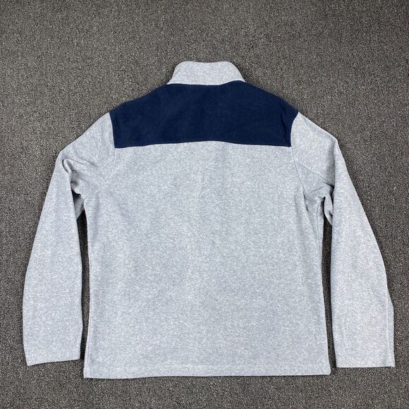 Tommy Hilfiger Jacket Fleece Gray Two Tone Casual Full Zip Sweater Size Large - Picture 5 of 5